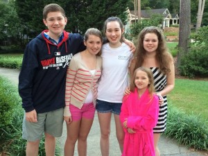 Team Leader David Nutter and his family saw his daughter Jane off to GA College in Milledgeville this year.