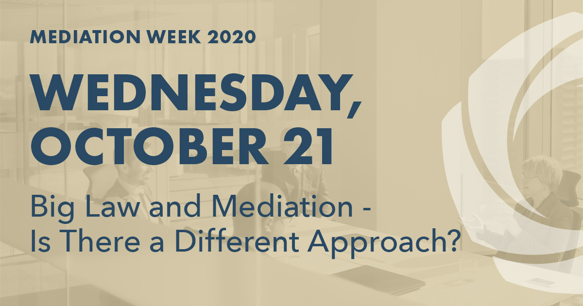 Mediation Week 2020 - Wednesday - Miles Mediation & Arbitration