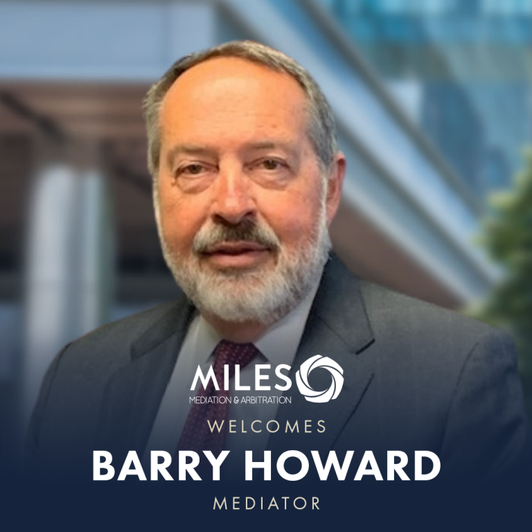 Barry Howard Joins Miles Mediation & Arbitration's Nashville Panel