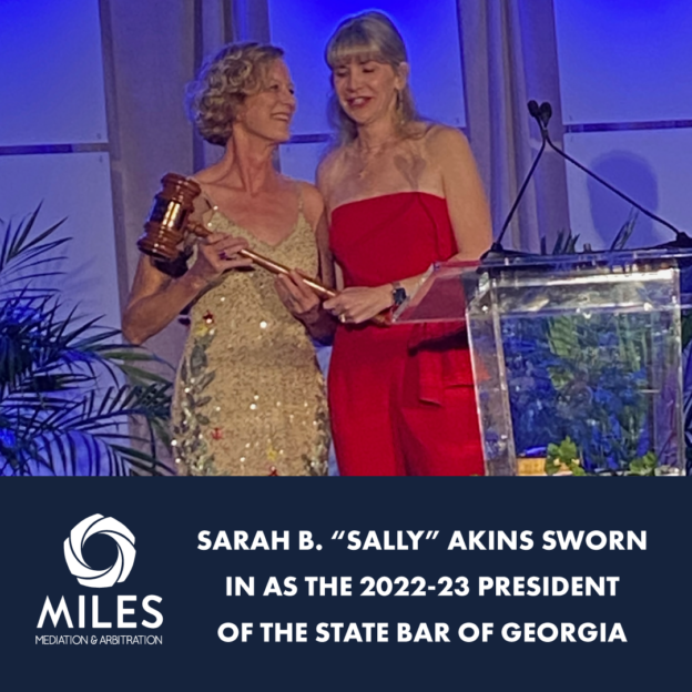 Sarah B. Akins Elected President Of The State Bar Of Georgia - Miles ...