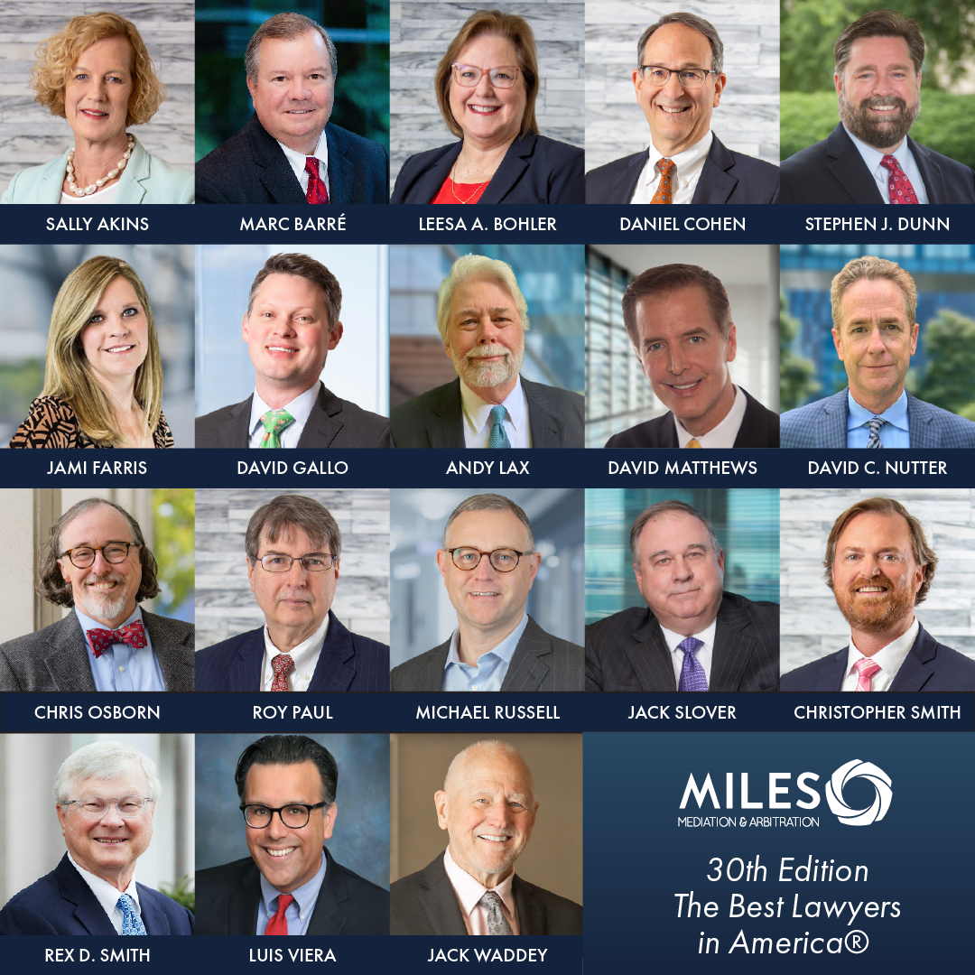 Miles Neutrals Recognized as 2024 Best Lawyers in America, 30th Edition