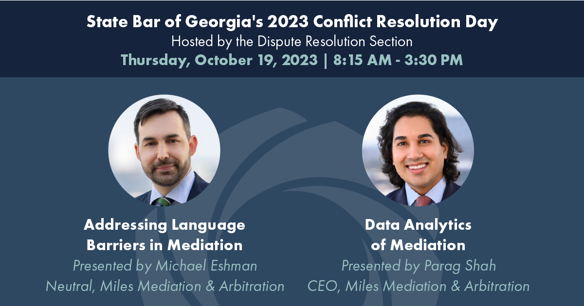 Parag Shah and Michael Eshman to Speak at the State Bar of